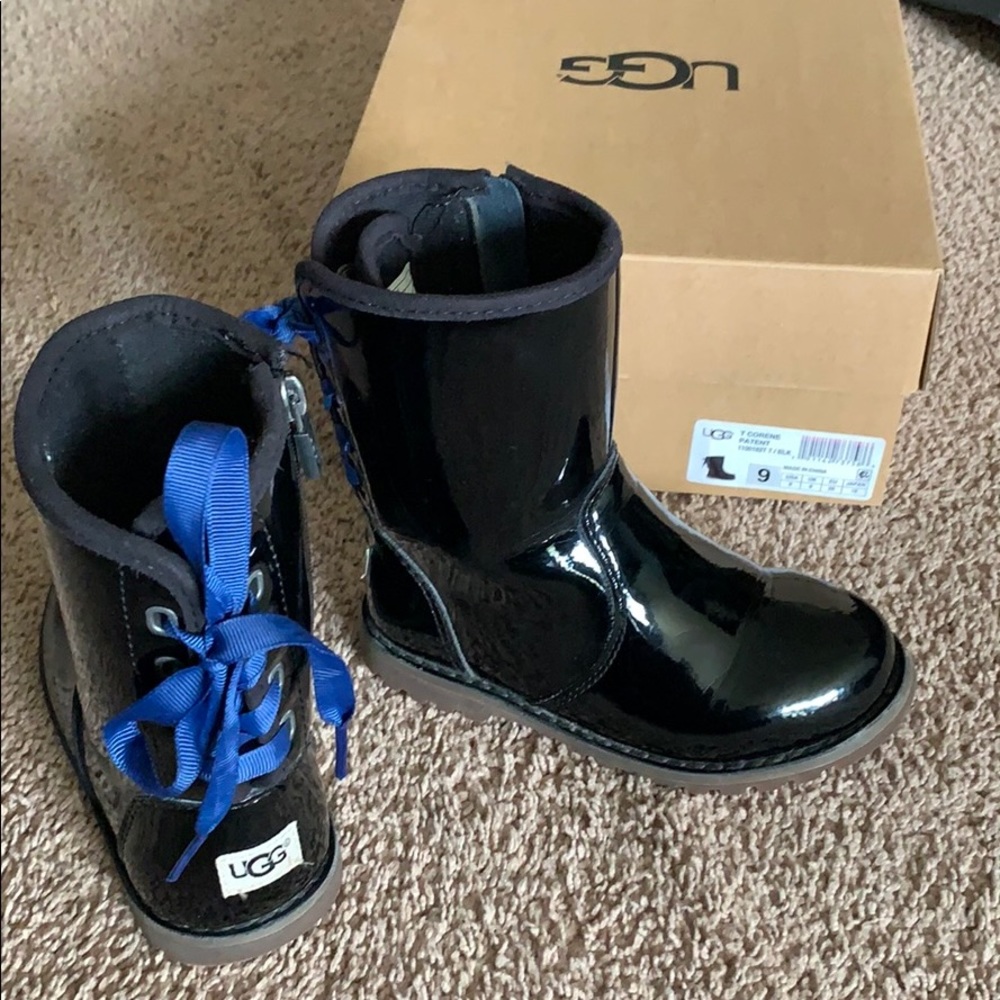 Ugg Kids' Toddler Corene Patent Fashion Boot